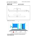 Lucide LED Spiegelleuchte Badezimmerleuchte BELPA, 1x7W 4000K, IP44, Chrom