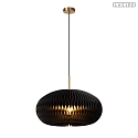 pendant luminaire ARMONI E27 IP20, brass, black dimmable