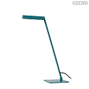 Lucide table lamp LAVALE swivelling, rotatable IP20, turquoise dimmable
