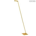 floor lamp LAVALE swivelling, rotatable IP20, ochre yellow dimmable