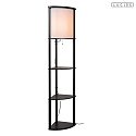 Lucide floor lamp MENNO E27 IP20, beige, black 