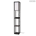 Lucide floor lamp MENNO E27 IP20, beige, black 
