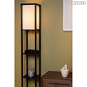 Lucide floor lamp MENNO E27 IP20, beige, black 