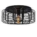ceiling luminaire MELOPEE round E27 IP20, black