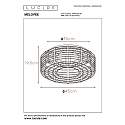 ceiling luminaire MELOPEE round E27 IP20, black