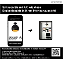 Deckenleuchte BINK, � 24,5 cm, 1xE27, schwarz
