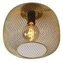 Lucide ceiling luminaire MESH round E27 IP20, gold matt, brass, black