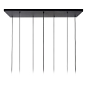Lucide pendant luminaire MALOTO square E27 IP20, amber, black