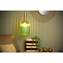Lucide pendant luminaire MALOTO cylindrical E27 IP20, green, amber