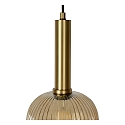 Lucide pendant luminaire MALOTO cylindrical E27 IP20, amber, gold matt, brass