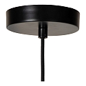 Lucide pendant luminaire SISKA oval E27 IP20, smoky colour, black