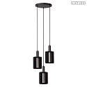 pendant luminaire LAMBRES 3 flames E27 IP20