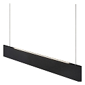LED Pendelleuchte RAYA, 1x36W, 2700K, dimmbar, 220V, schwarz