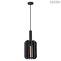 Lucide pendant luminaire RAFAL E27 IP20, grey, black dimmable