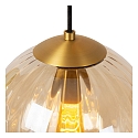 Lucide pendant luminaire MONSARAZ 4 flames, oval E27 IP20, green, amber