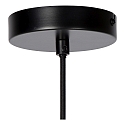 Lucide pendant luminaire JOANET round E27 IP20, gold matt, brass, smoky colour