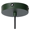Lucide pendant luminaire SIEMON E27 IP20, green, gold matt, brass