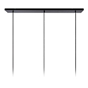 Lucide pendant luminaire FIRMIN 3 flames, cylindrical E27 IP20, gold matt, brass, opal