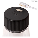 Lucide LED Akku- Tischleuchte LORALI � 7,7 x H 16 cm 120� 1,2W 2600K IP44 CRI>80 dimmbar, schwarz