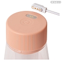 Lucide battery table lamp LORALI IP44, pink dimmable