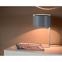 Lucide table lamp KNULLE round E14 IP20, grey 