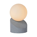 table lamp LEN round G9 IP20, grey, opal 
