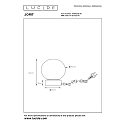 table lamp JORIT round E27 IP20
