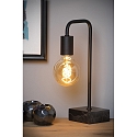 Lucide table lamp LORIN E27 IP20, black 