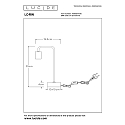 Lucide table lamp LORIN E27 IP20, black 