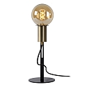 Lucide table lamp MALCOM E27 IP20, gold matt, brass, black 