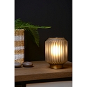 Lucide table lamp SUENO cylindrical E14 IP20, gold matt, grey, mat, brass 