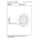 Lucide Tischleuchte SUENO, � 13 cm, 1xE14, rosa