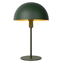 table lamp SIEMON round E14 IP20, green 