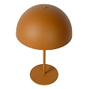 Lucide table lamp SIEMON round E14 IP20, yellow 