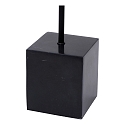 Lucide floor lamp LORIN square E27 IP20, black 