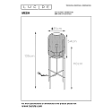 Lucide Stehlleuchte MESH, � 35 cm, 1xE27, schwarz
