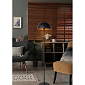 floor lamp SIEMON E27 IP20, black 