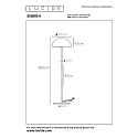 floor lamp SIEMON E27 IP20, black 