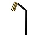 Lucide floor lamp SYBIL square GU10 IP20, gold matt, brass, black 