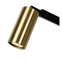 Lucide floor lamp SYBIL square GU10 IP20, gold matt, brass, black 