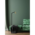 Lucide floor lamp SYBIL square GU10 IP20, gold matt, brass, black 