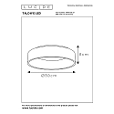 Lucide ceiling luminaire TALOWE LED round IP20, white dimmable