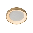 ceiling luminaire VIDAL LED round IP20, gold matt, brass, opal dimmable