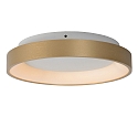 Lucide LED Deckenleuchte VIDAL, � 28 cm, 1x20W, 2700K, dimmbar, Gold matt, messing