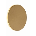 wall luminaire EKLYPS LED round IP20, gold matt, brass 