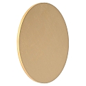 wall luminaire EKLYPS LED round IP20, gold matt, brass 