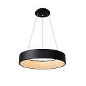 pendant luminaire TALOWE LED round IP20, black dimmable