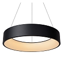 Lucide pendant luminaire TALOWE LED round IP20, black dimmable