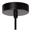 Lucide pendant luminaire MEDINE round E27 IP20, opal, black