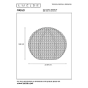 Lucide Tischleuchte PAOLO, � 14,5 cm, 1xG9, wei�